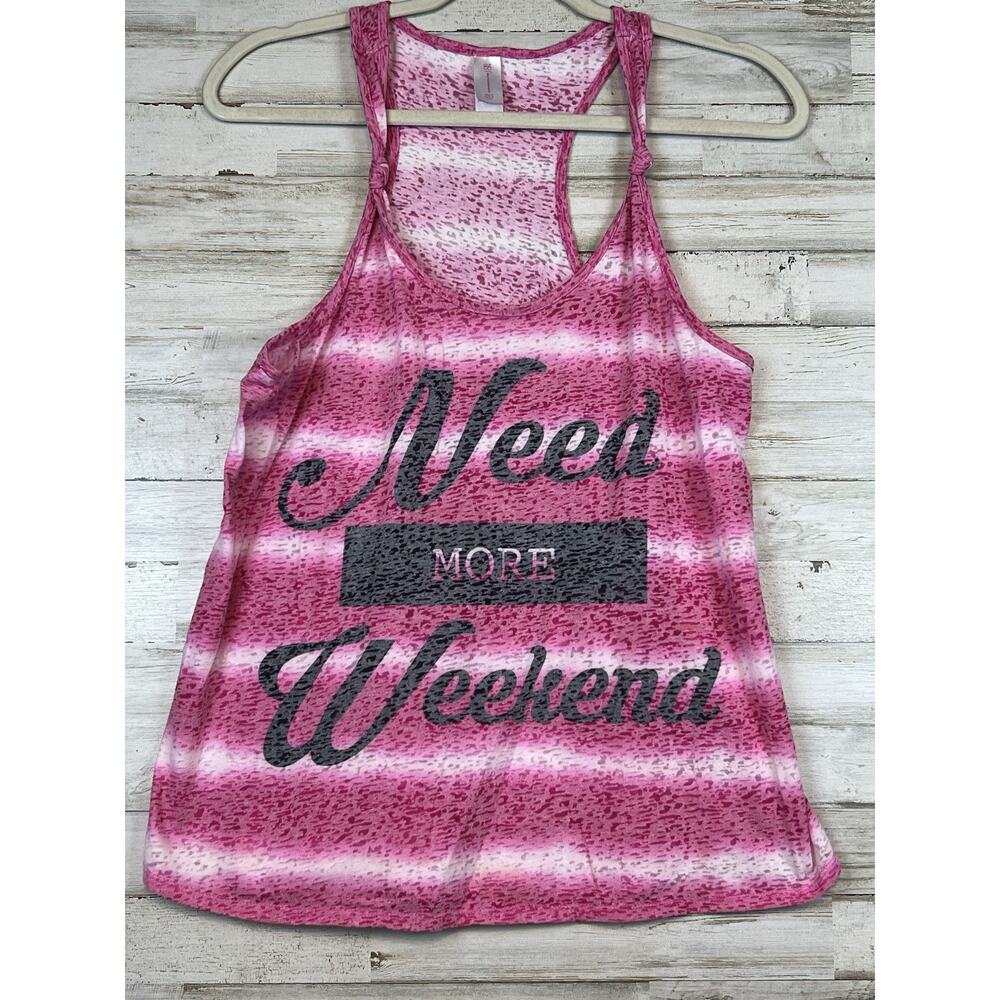 NOBO Juniors Sleeveless Tank Top Striped Cover Up Size Large 11-13 Graphic